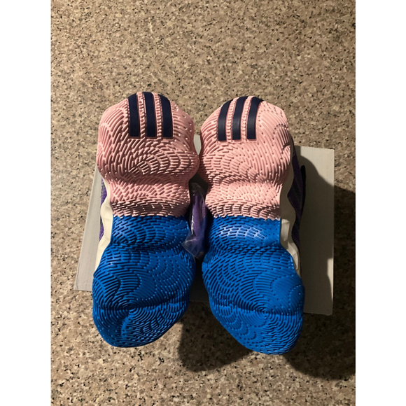 Women’s Exhibit B Active Adidas Basketball Sneakers Size 8.5 - Picture 9 of 12